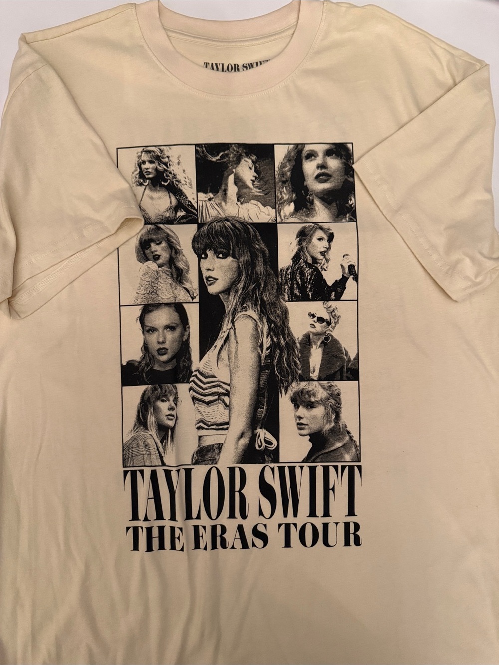Taylor Swift The Eras Tour Cream Graphic Tee / Men’s L (NWT)